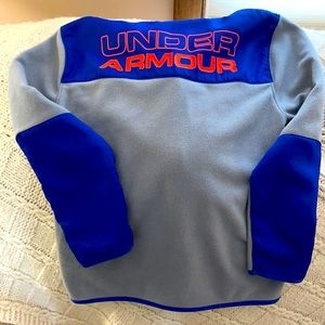 UNDER ARMOUR boys hooded zip up fleece